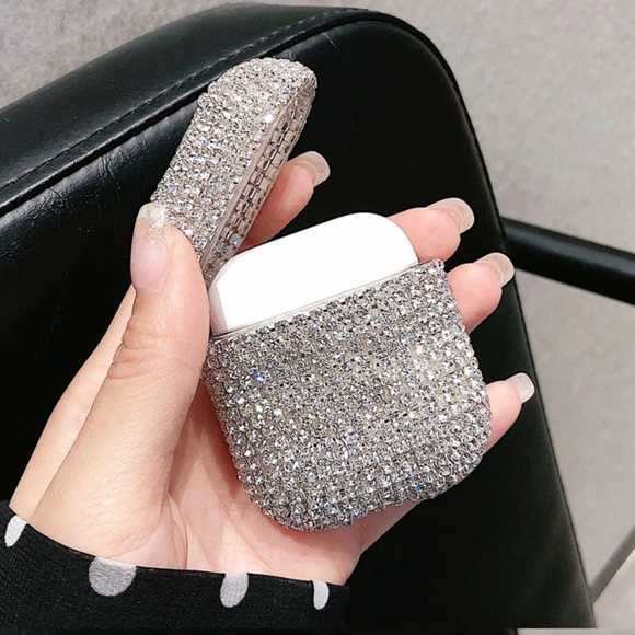 AirPods Case Cover - Blinged Diamond Crystal Studs - Picture 2 of 6
